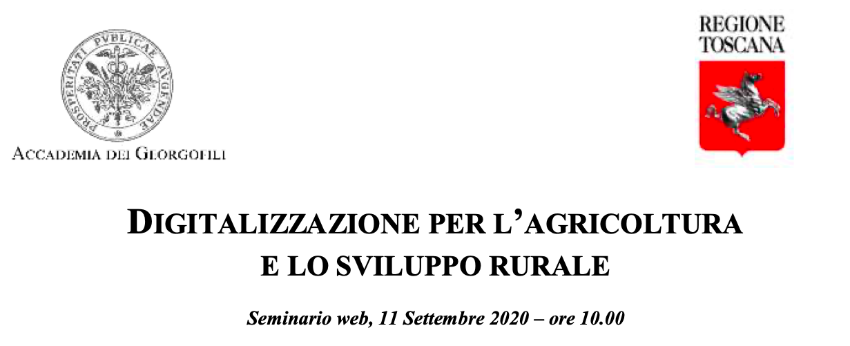 Digitalizzazione per l’agricoltura e lo sviluppo rurale